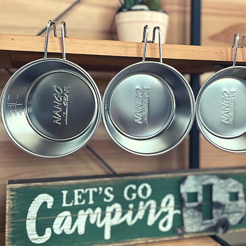 シェラカップ 深型 480ml 2点 セット ステンシェラ 直火 ステンレス