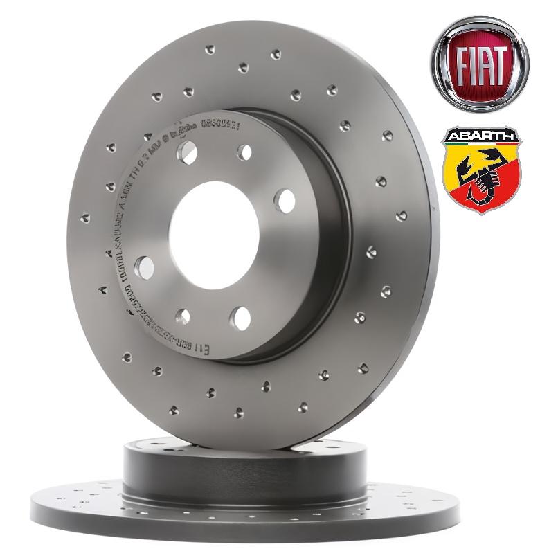 正規純正OEM フィアット アバルト リア ブレーキローター ディスク