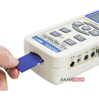 サトテック 4chデータロガー温度計 TM-947SD J（K熱電対素線センサ 2本