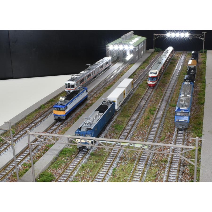 トミックス 鉄道模型 ジオラマ 展示台 Nゲージ用(6線路)複線機関庫＆4
