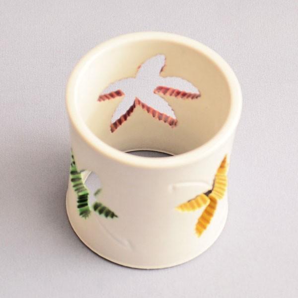 蓋置 茶道具 山本一如 作 白交趾 楓透蓋置 : 茶道具専門店 (有)菊池