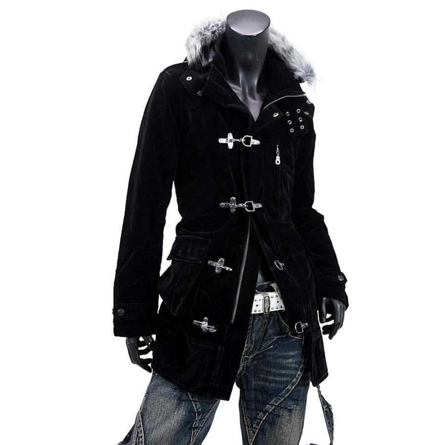 送料無料】 ベロアファイヤーマン コート メンズ ファーコート