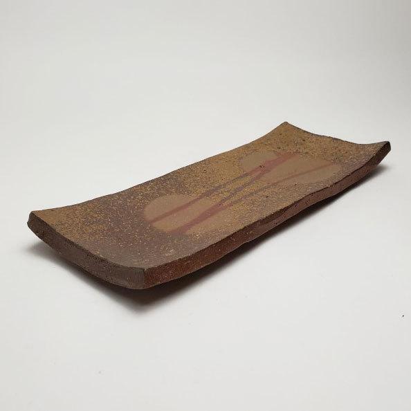 備前焼 堀江さつき作 長角皿（さつき-07）| おしゃれ 日本製 工芸品