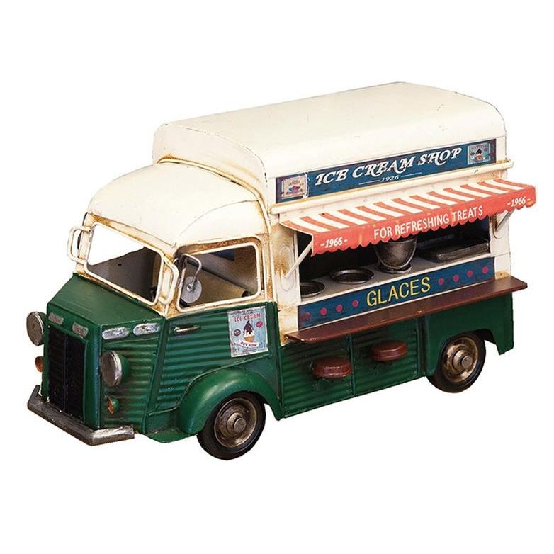 アメリカン レトロ ブリキおもちゃ 模型 アイスクリームショップ
