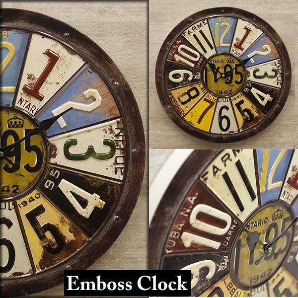 アメリカン レトロ 掛時計 掛け時計 大きい ビッグサイズ アンティーク