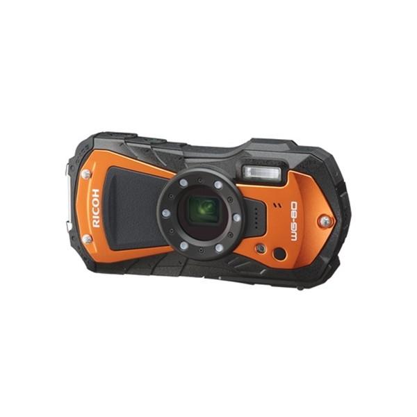 リコー（RICOH） デジタルカメラ 1600万画素 WG-80 オレンジ RICOH 2.7