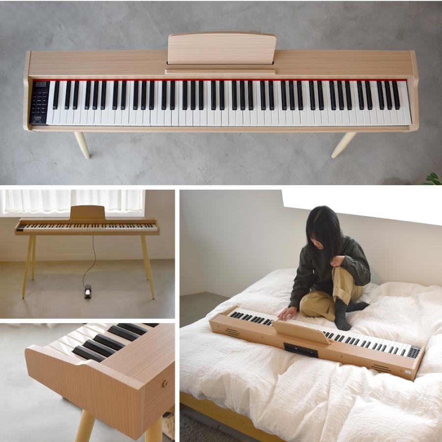 電子ピアノ 88鍵盤 TORTE TDP-SP03 スタンド付きセット〔ペダル