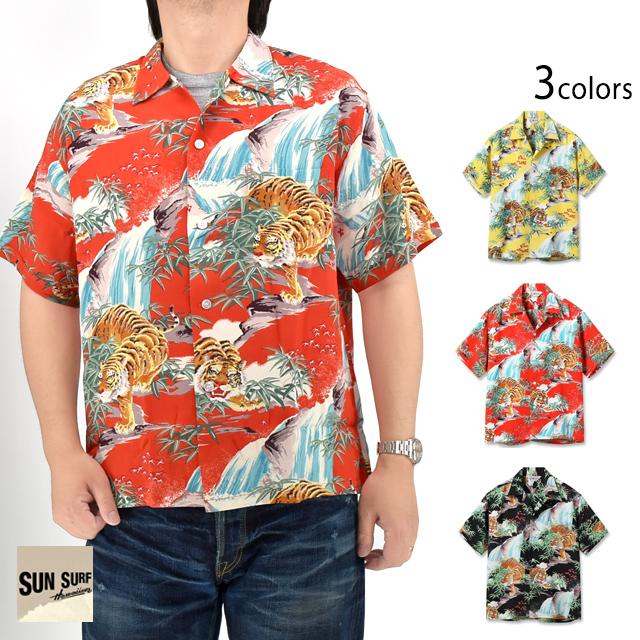 SPECIAL EDITION レーヨンアロハシャツ「SASA TORA」 SUN SURF SS39478