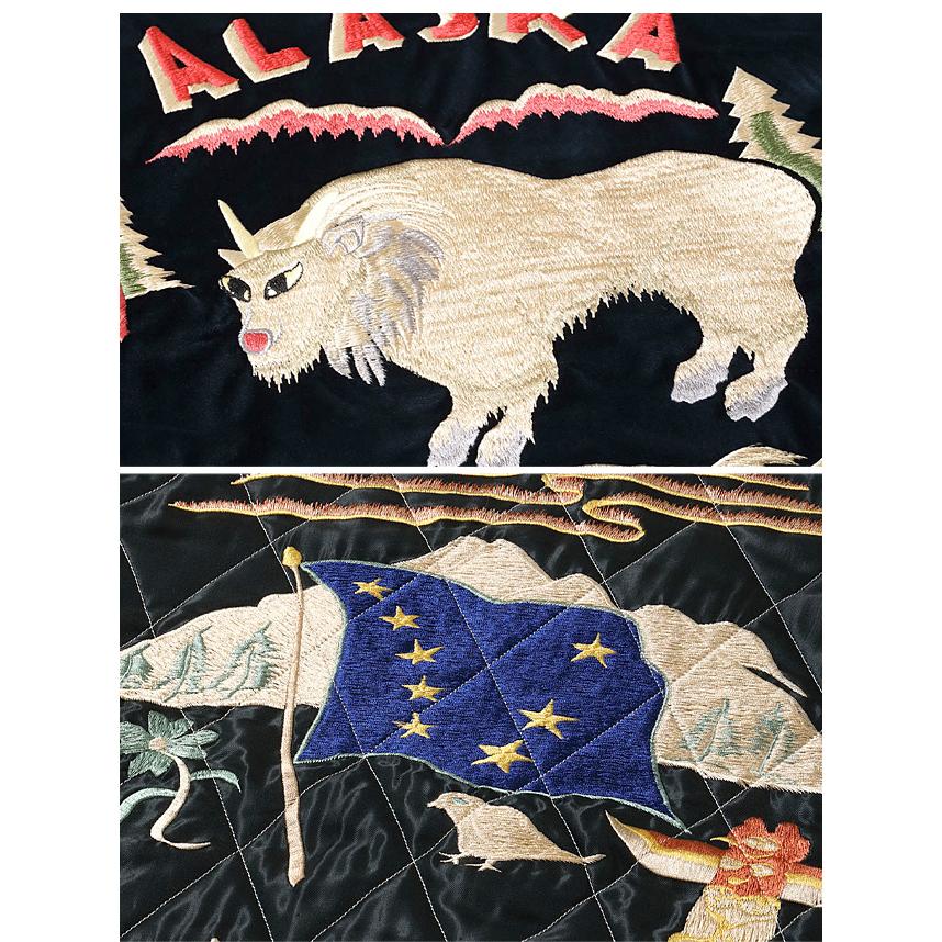 Late 1950s Style 別珍リバーシブルスカジャン「MOUNTAIN GOAT