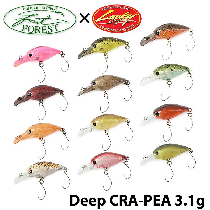 フォレスト ラッキークラフトコラボ クラピーフォレストカラー 3.1g