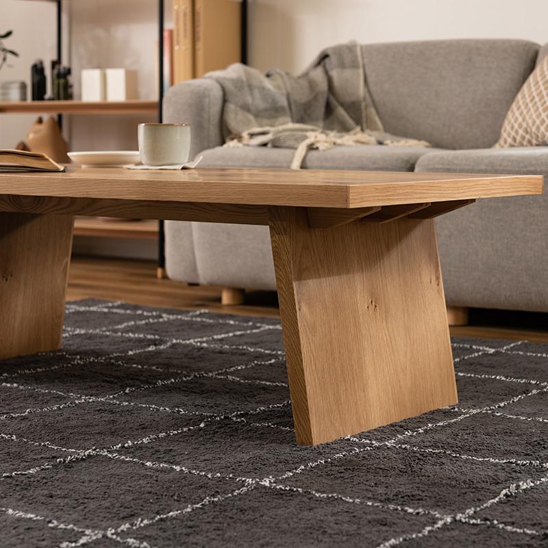 リビングテーブル おしゃれ 日本製 長方形 センターテーブル 木製 天然