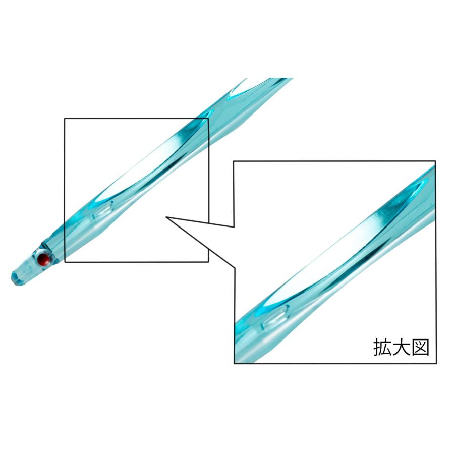 タグラス キラッと針11cm 徳用5本パック ヤリイカ用 イカ釣りプラ