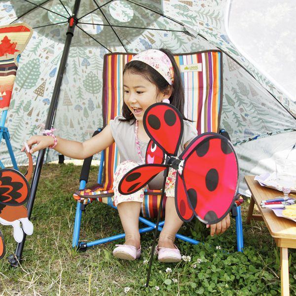 LOGOS（ロゴス） 残2脚 チェア ストライプ あぐらチェア・ポケット