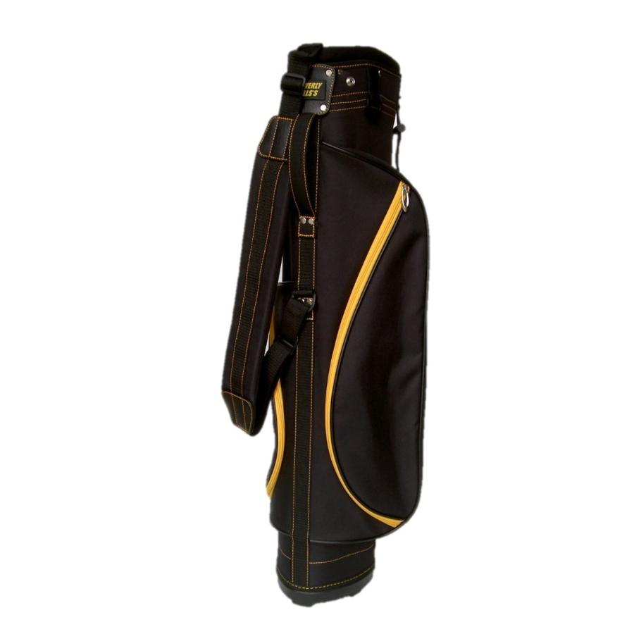 キャディバッグ スタンド 付き ハーフ ゴルフバッグ ブラック 送料無料
