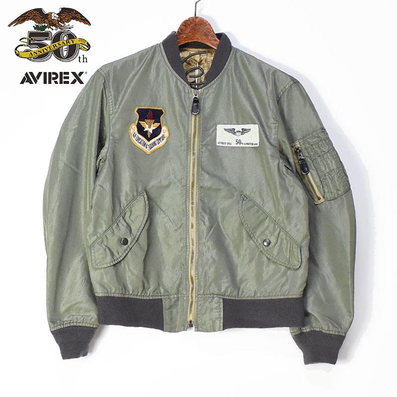 AVIREX（アヴィレックス） アビレックス 50周年記念 WASHED L-2B 50th
