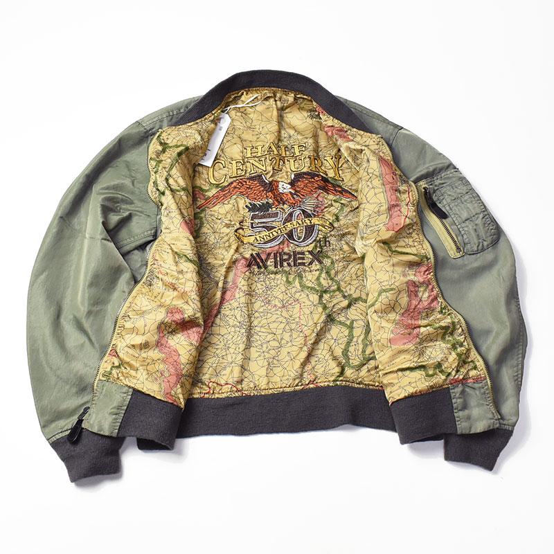 AVIREX（アヴィレックス） アビレックス 50周年記念 WASHED L-2B 50th