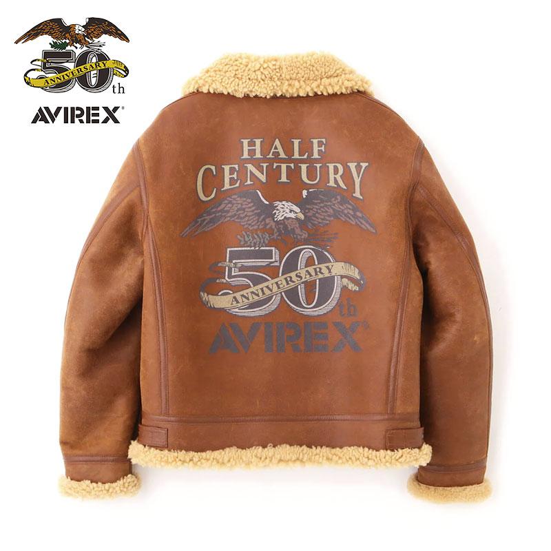 AVIREX（アヴィレックス） アビレックス 50周年記念 B-3 レザー