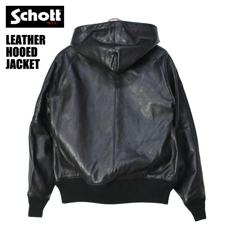 Schott N.Y.C（ショット） Schott LEATHER HOOED JACKET レザー