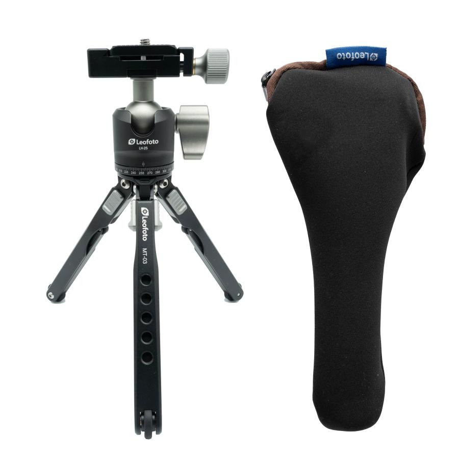 ポケット三脚 (並行輸入品)(6カ月保証) Leofoto MT-03+LH-25 専用