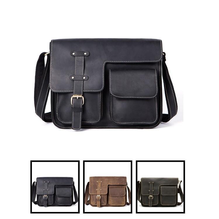 本革 メッセンジャーバッグ ショルダーバッグメンズ 斜めがけ 2way