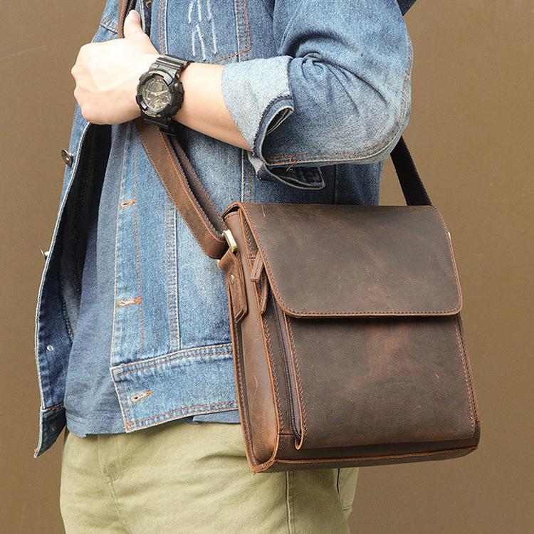 本革 メッセンジャーバッグ ショルダーバッグメンズ 斜めがけ 2way
