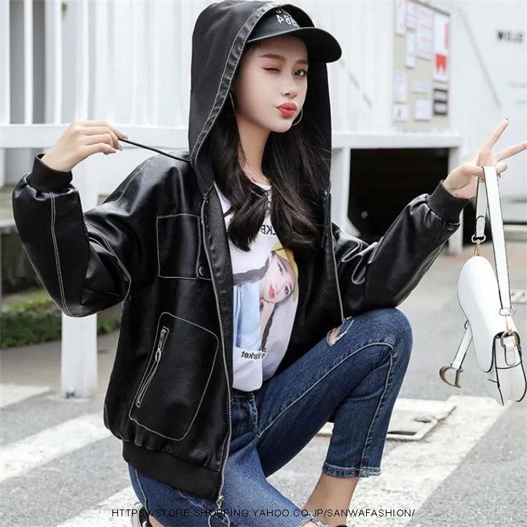 レディース革ジャン 秋冬 レザージャケット ライダースジャケット