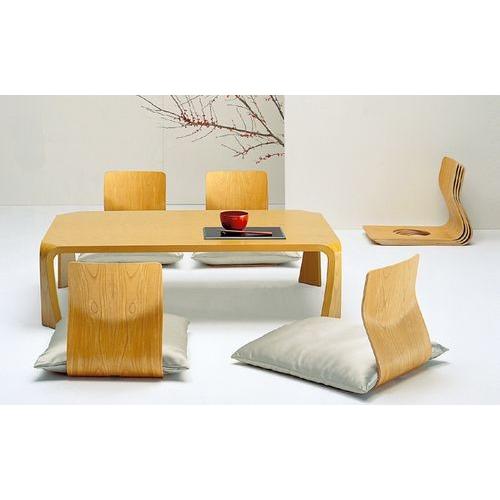 天童木工 曲げ木モダンテーブル/座卓 乾 三郎 ケヤキ天然杢 150巾 日本