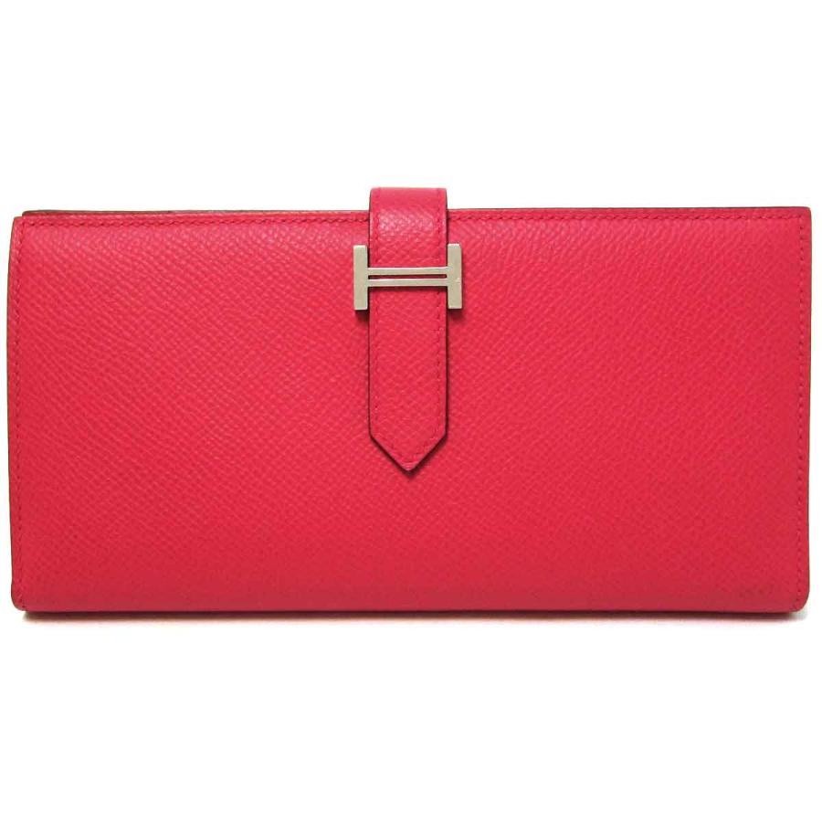 値下げしました エルメス 長財布 ベアン ベアンスフレ ローズ