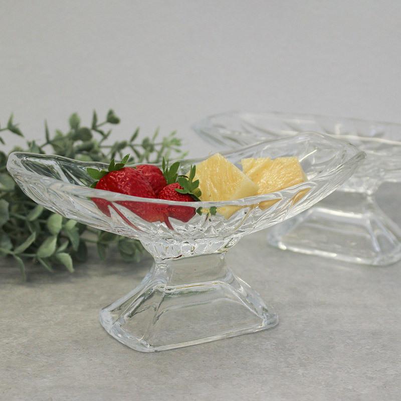 コンポート パフェグラス ガラス食器 フルーツ 昭和レトロ
