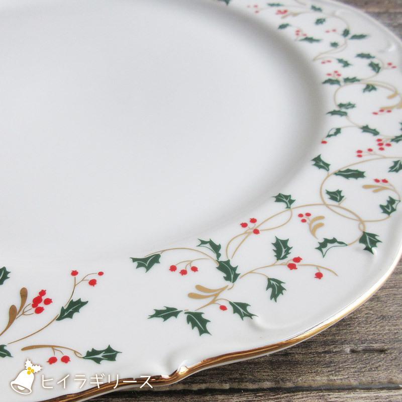 クリスマス パーティープレート 31.5cm（2柄選択）/ 大皿 金線