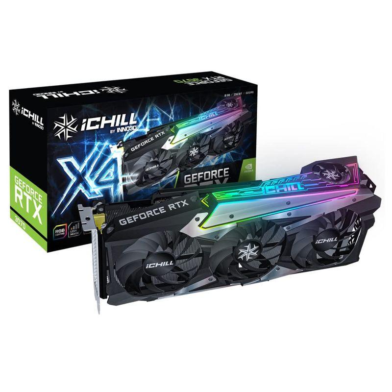 INNO3D GEFORCE RTX 3070 ICHILL X4グラフィックボード GDDR6 8GB/ DP