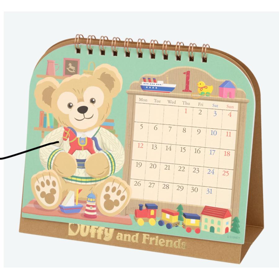 ダッフィー ＆フレンズ 2026 卓上カレンダー 東京ディズニーシー限定