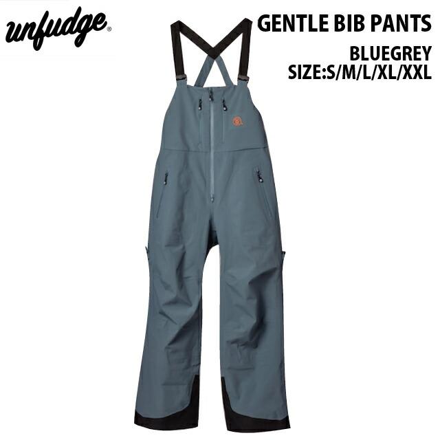 24-25☆UNFUDGE OUTWEAR【アンファッジ】GENTLE BIB PANTS(WIDE FIT