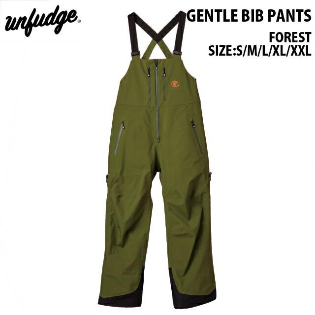 24-25☆UNFUDGE OUTWEAR【アンファッジ】GENTLE BIB PANTS(WIDE FIT