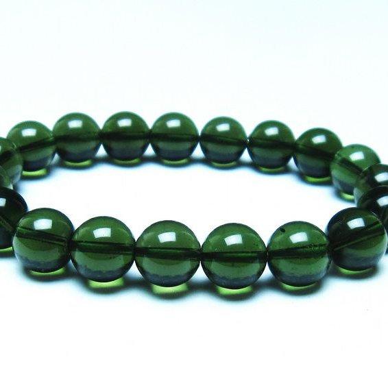 モルダバイト ブレスレット 10mm t64-775 : 誠安天然石専門店 - 通販