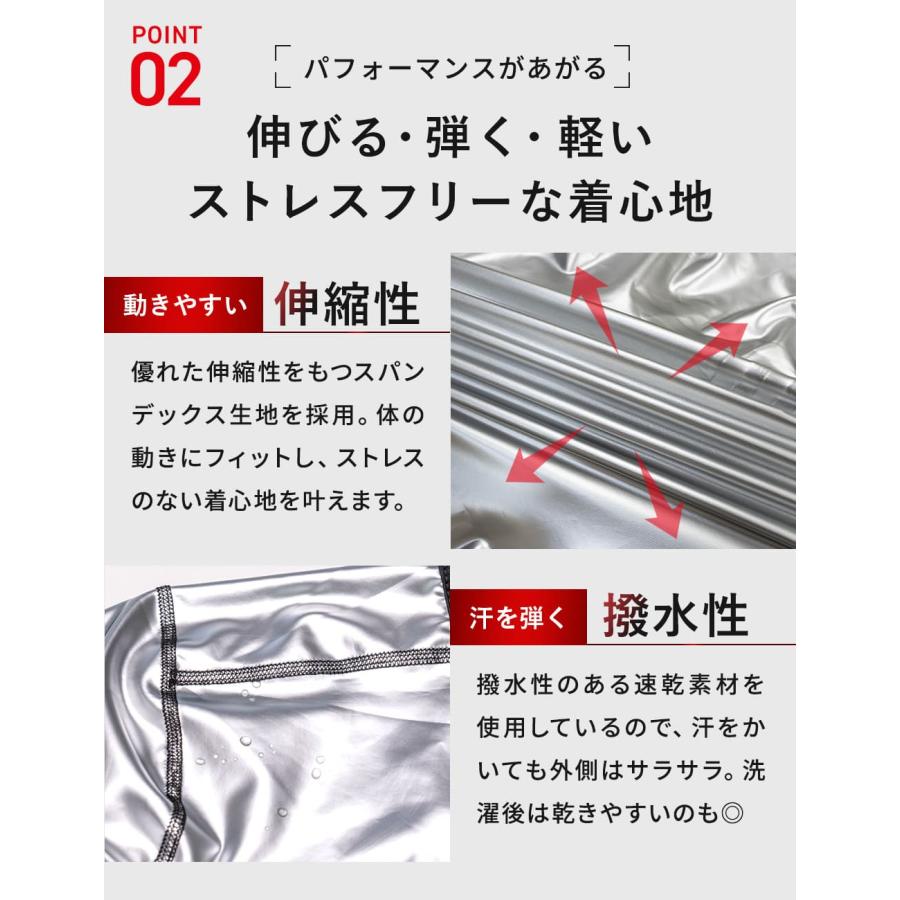 ヒートラップ ランニングスーツ HEATTRAP HTS0XP XLサイズ3枚組