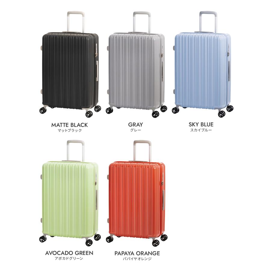 アジア・ラゲージ 最大50% 2/25限定 スーツケース Mサイズ 64L 軽量