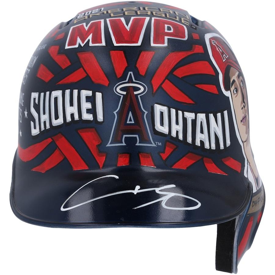 MLB 大谷翔平 エンゼルス 直筆サイン ミニヘルメット 世界7個限定