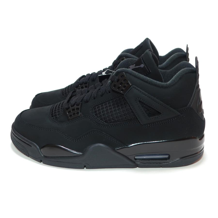 エア ジョーダン 4 NIKE AIR JORDAN RETRO BLACK CAT BLACK/BLACK-LT