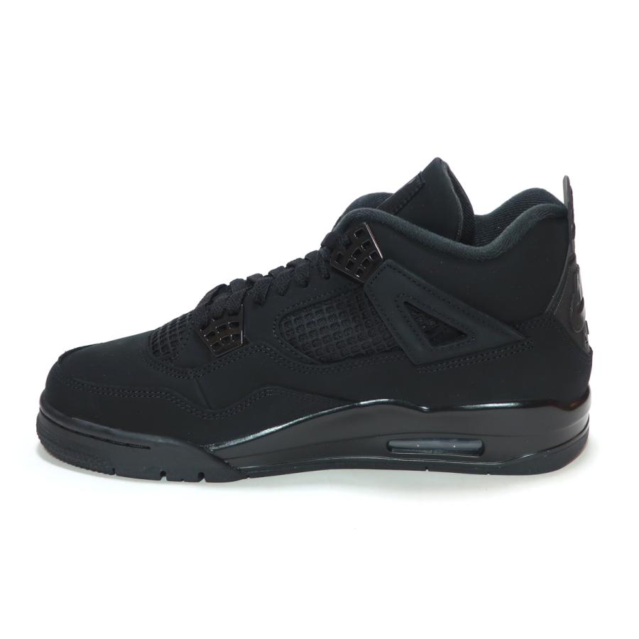 エア ジョーダン 4 NIKE AIR JORDAN RETRO BLACK CAT BLACK/BLACK-LT