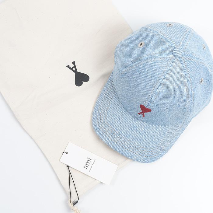 AMI Alexandre Mattiussi アミ パリス 帽子 ウォッシュドデニム