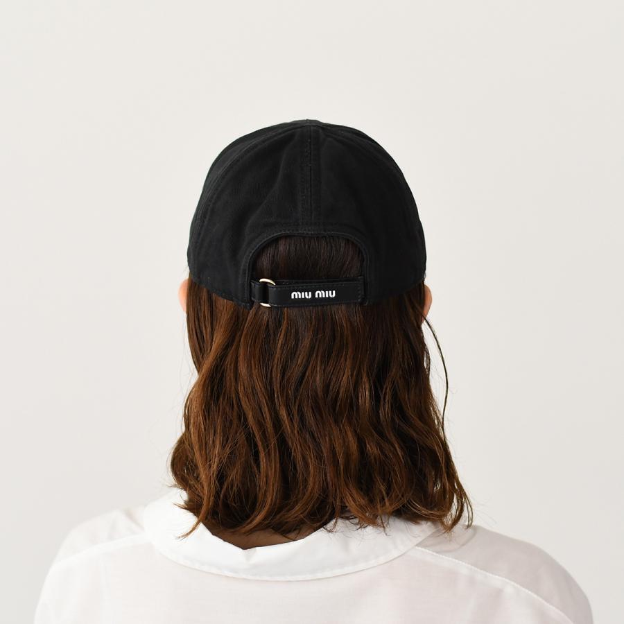 miu miu（ミュウミュウ） 帽子 キャップ 5HC3702CR2 ドリル ベース