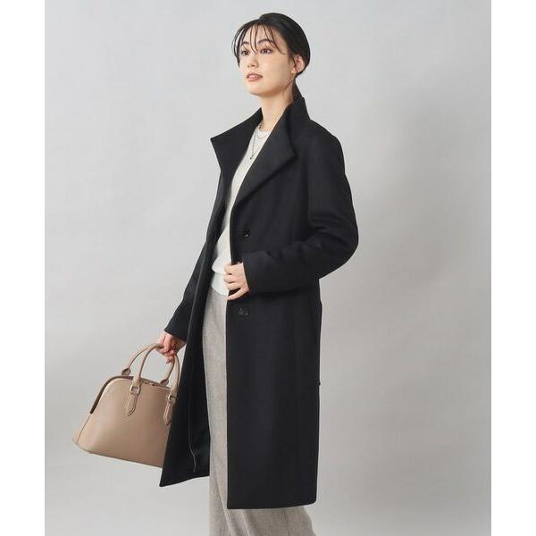 UNTITLED（アンタイトル） 【日本製／2WAY衿】スタンドカラー ロング