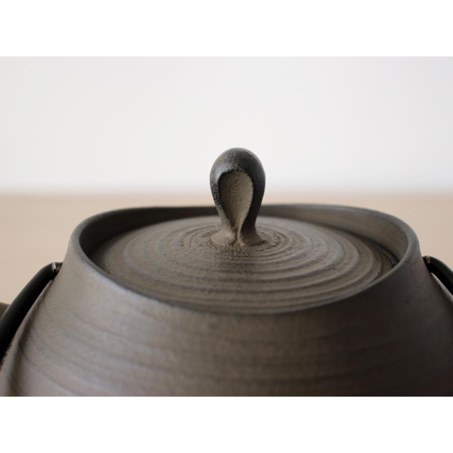 壱鋳堂 ITCHU-DO 鉄瓶 刷毛目 黒 さび茶 1L 南部鉄器 51007 : 雑貨のお