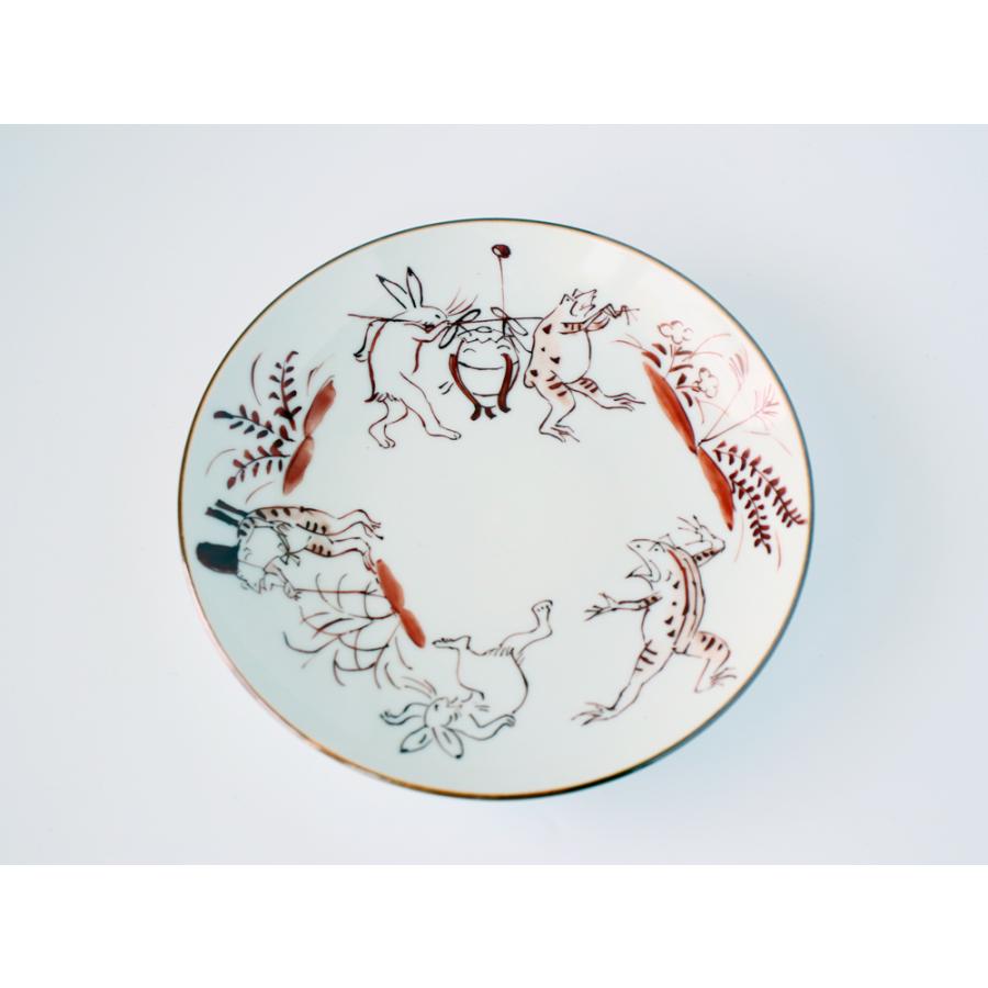 西川貞三郎商店 清水焼 マグカップ＆珈琲碗皿 セット 鳥獣戯画 京焼 染