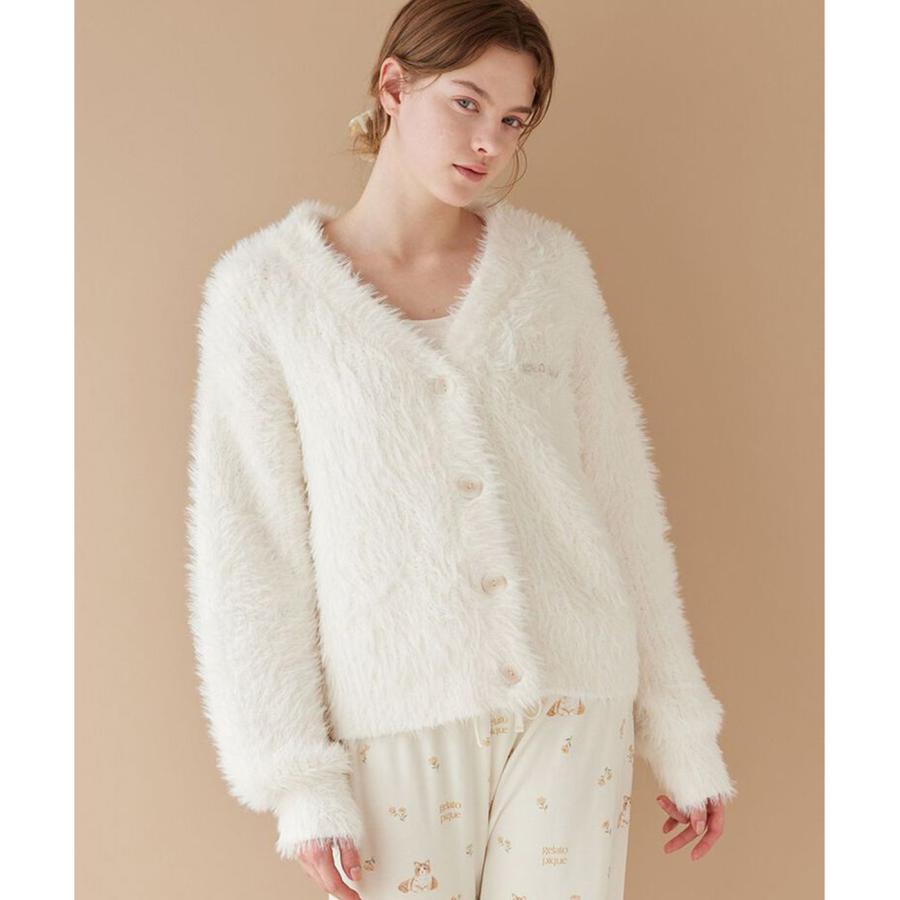 gelato pique（ジェラートピケ） フェザーカーディガン pwnt261041