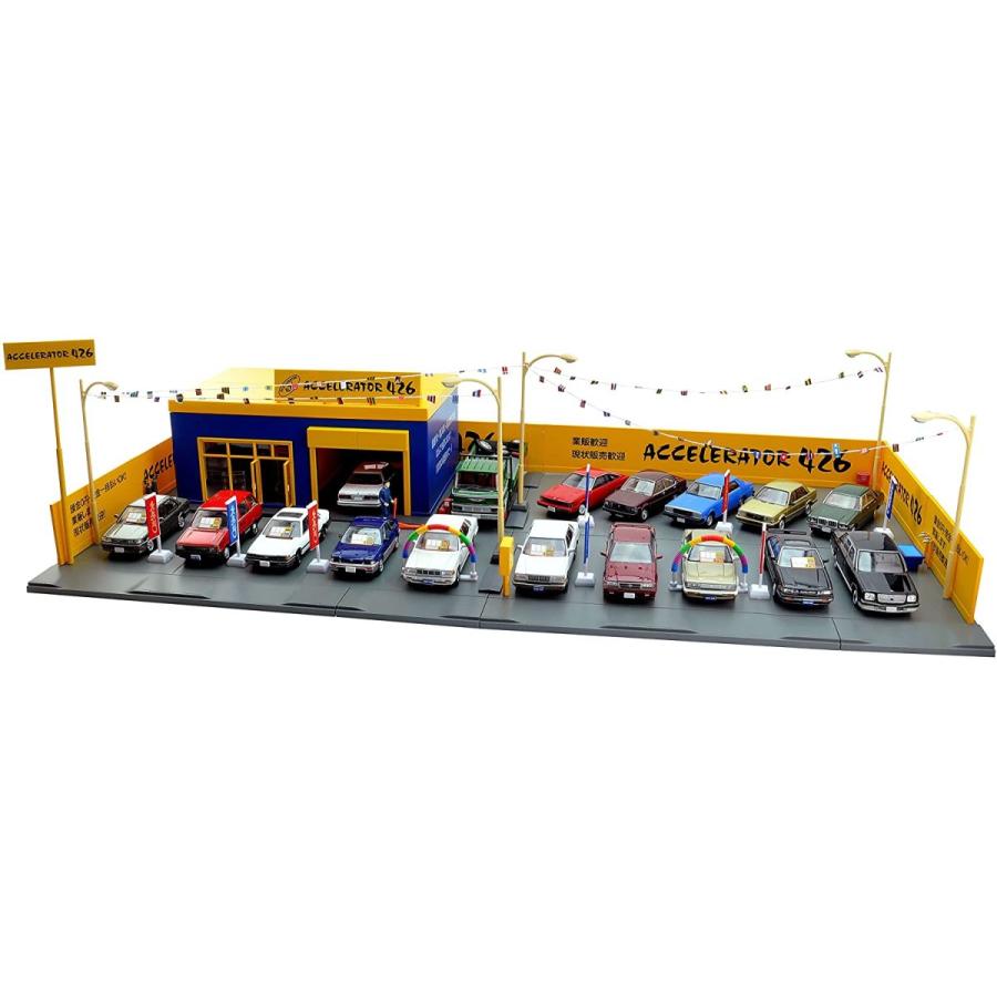 トミーテック トミカラマ ヴィンテージ 04c 1/64 中古車店 アクセル426