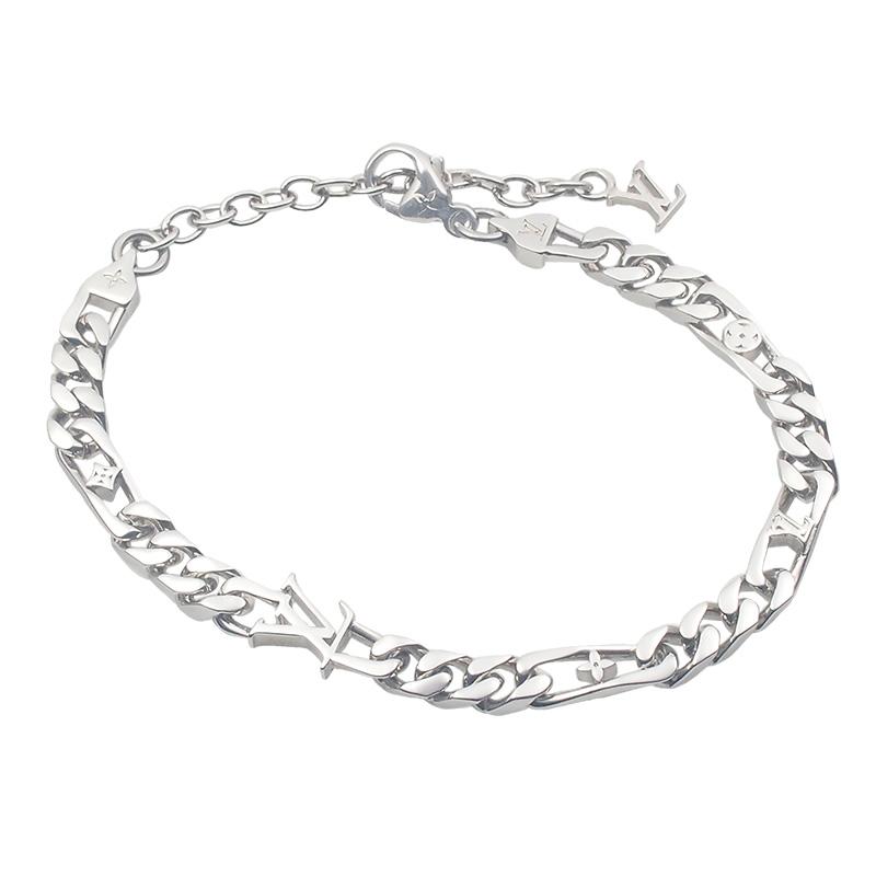 ◇ミウラ◇ ルイ・ヴィトン LOUIS VUITTON ブレスレット LV フィガロ