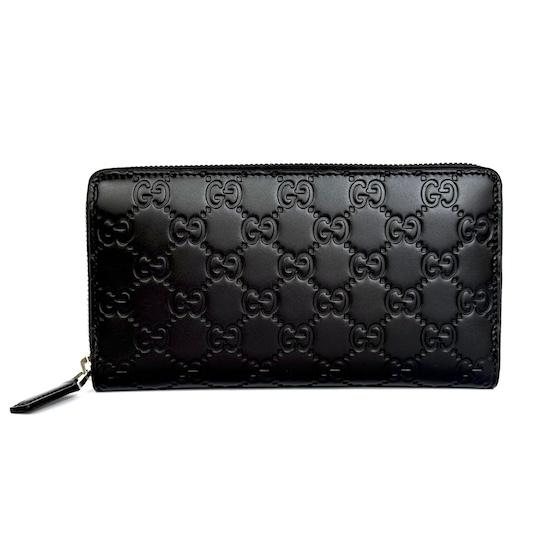 GUCCI（グッチ） 最新作!! メンズ 長財布 グッチシマ ラウンドジップ