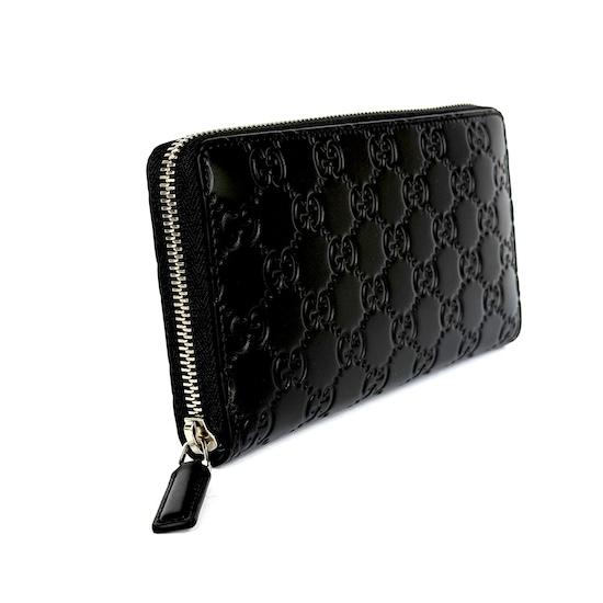GUCCI（グッチ） 最新作!! メンズ 長財布 グッチシマ ラウンドジップ